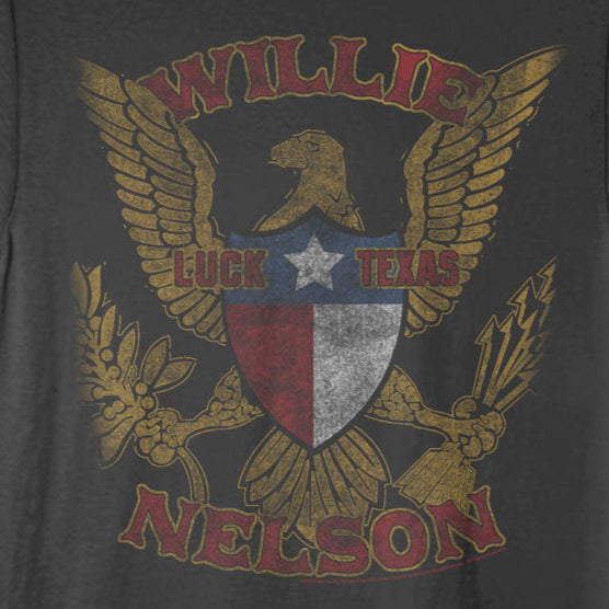 Willie Nelson Luck Texas Eagle T-Shirt