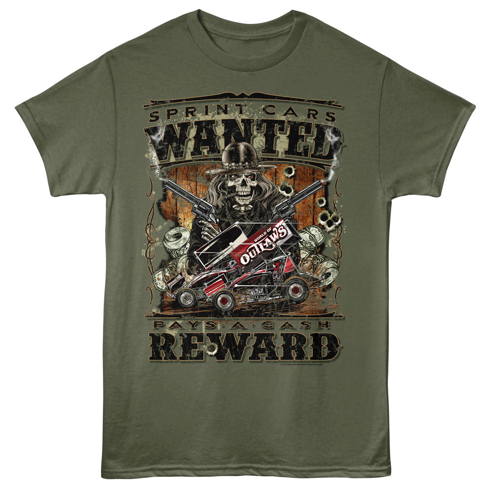 World of Outlaws Wanted T-Shirt