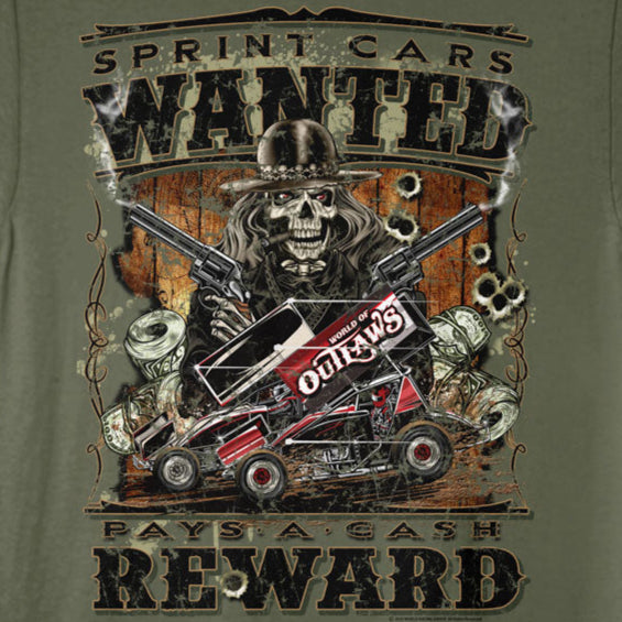 World of Outlaws Wanted T-Shirt