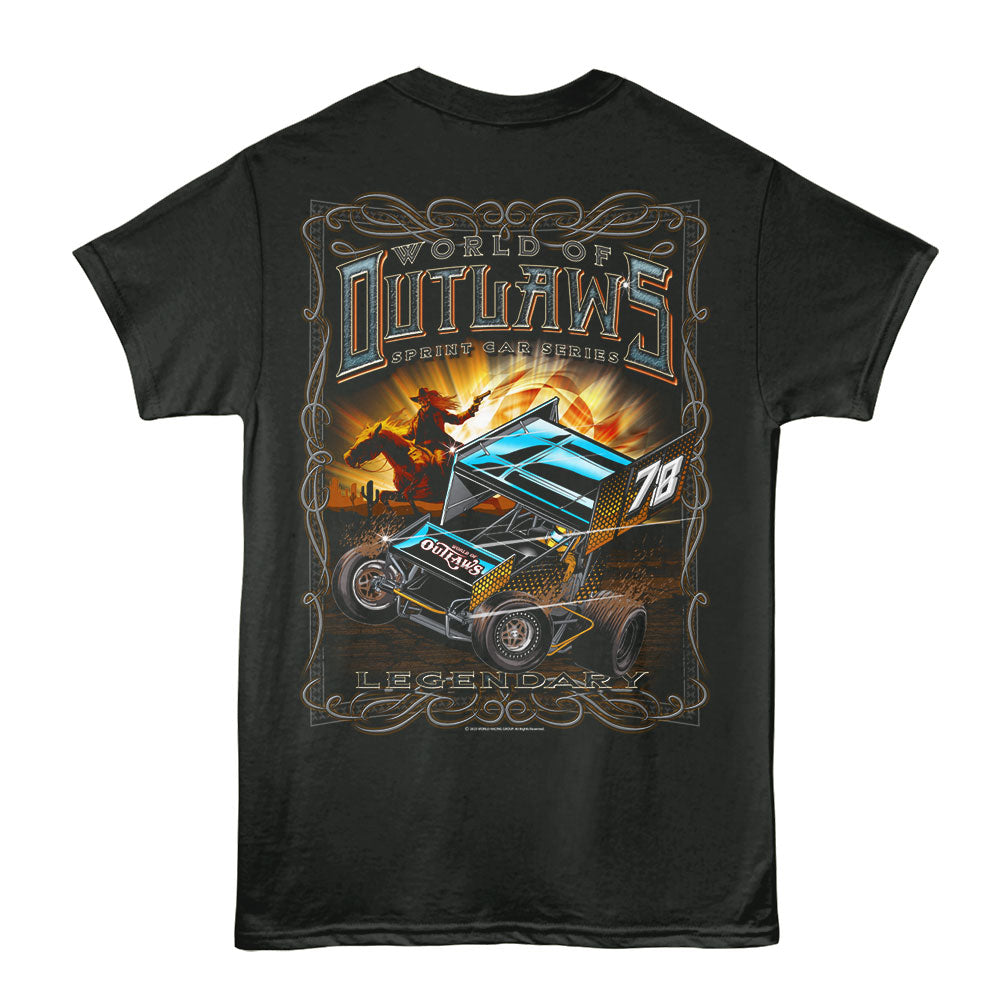 World of Outlaws Legendary F B T-Shirt