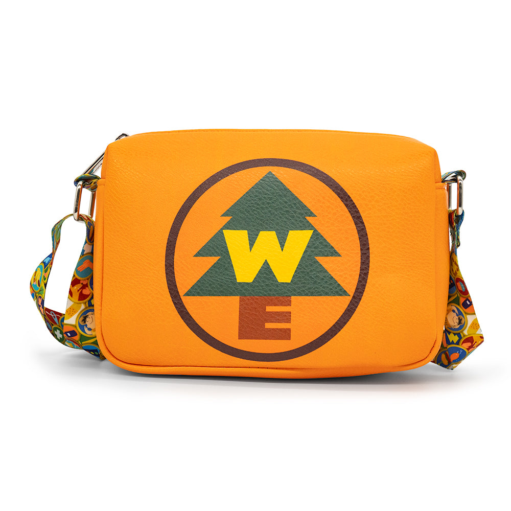 Pixar Up Wilderness Explorers WE Badge Horizontal Crossbody Bag