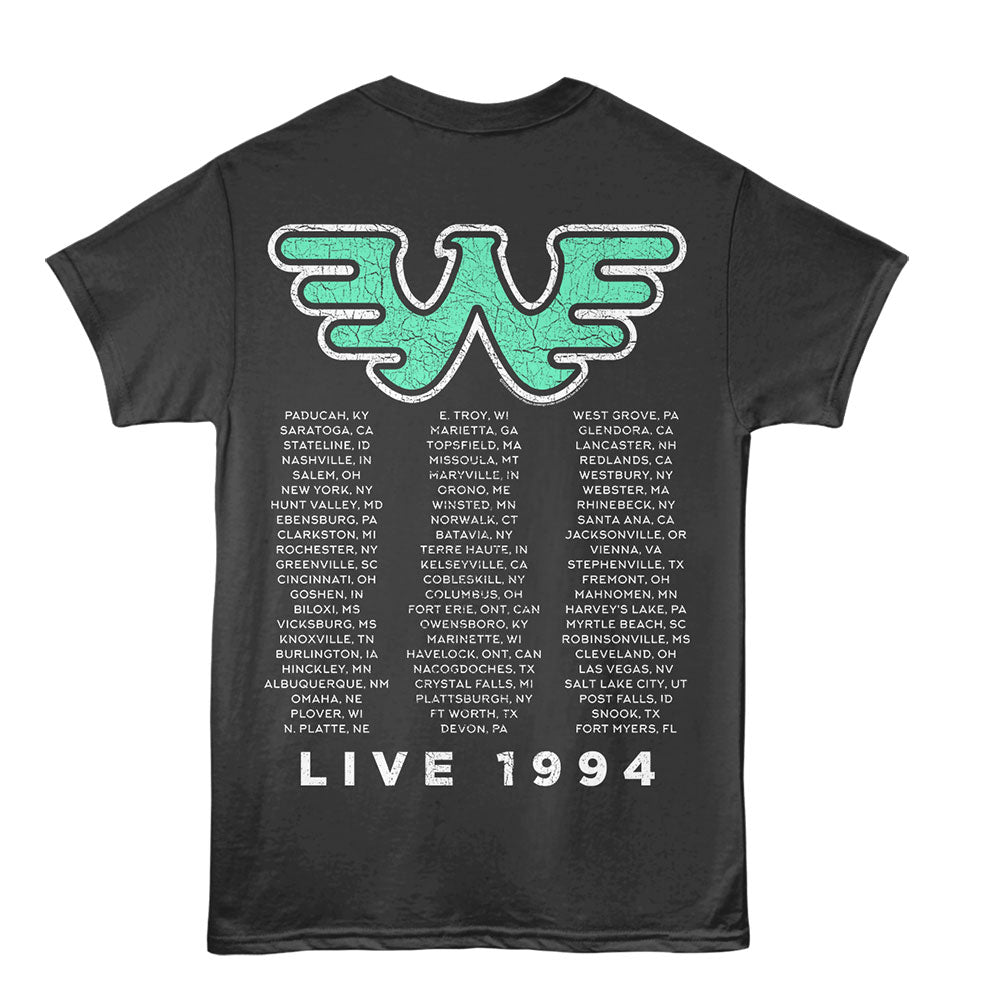 Waylon Jennings Live 1994 F B T-Shirt