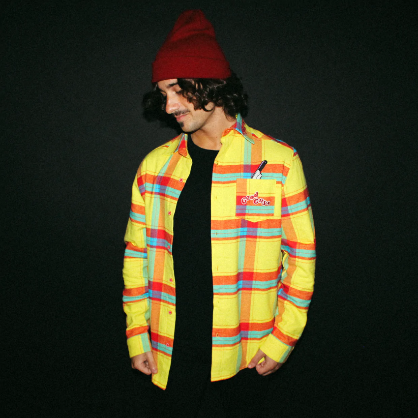 Cakeworthy Chucky Flannel Blue Culture Tees