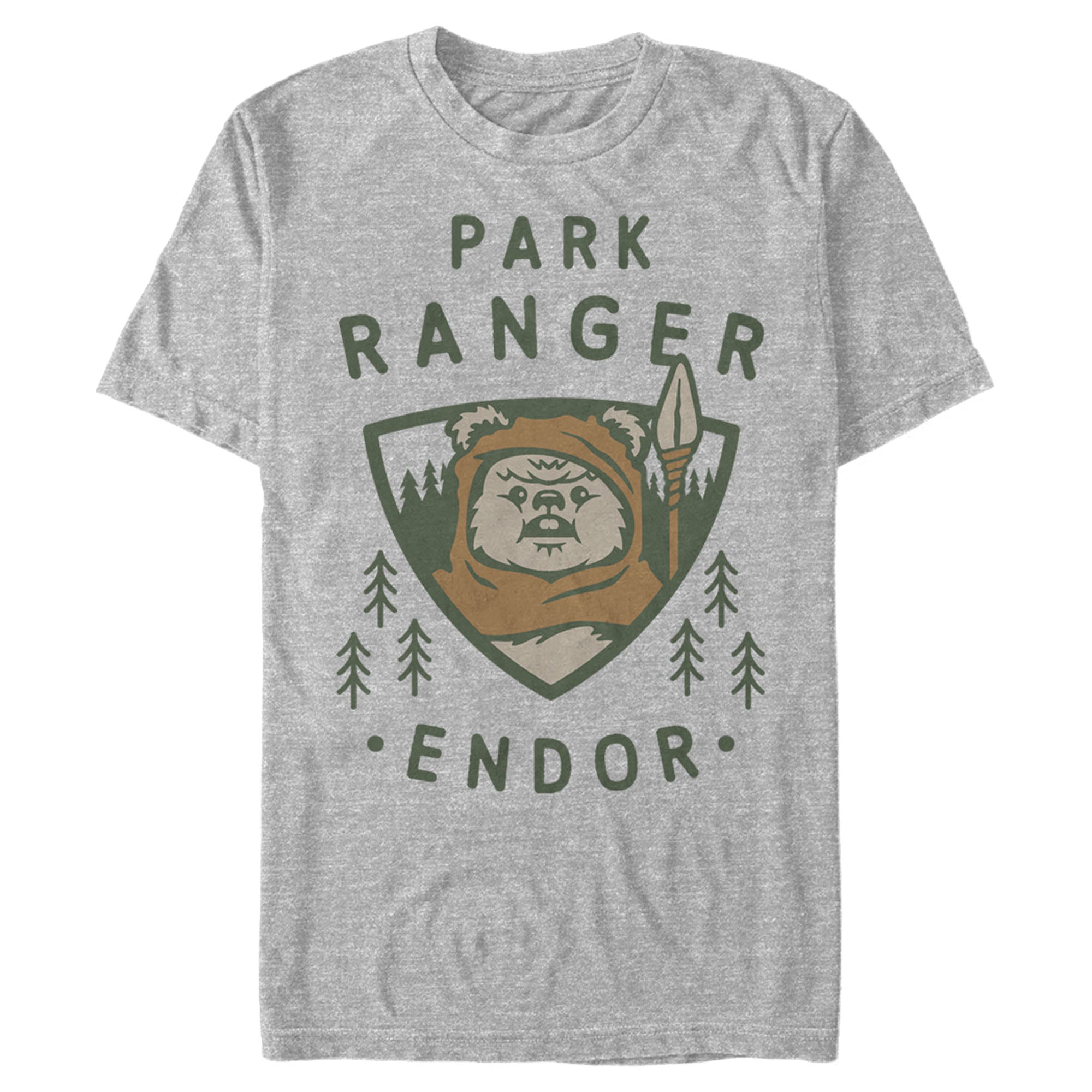 Star Wars Park Ranger Endor Ewok Badge T-Shirt | Blue Culture Tees