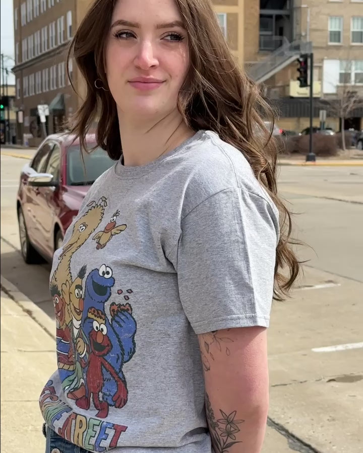 Sesame Street Colorful Group T-Shirt