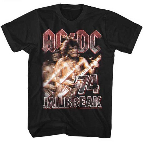 MEN'S ACDC 74JAILBREAK LIGHTWEIGHT TEE - Blue Culture Tees