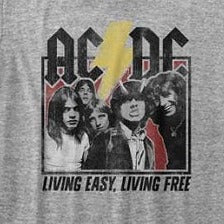 Junior's ACDC Hwy 2 Hell Lyrics T-Shirt