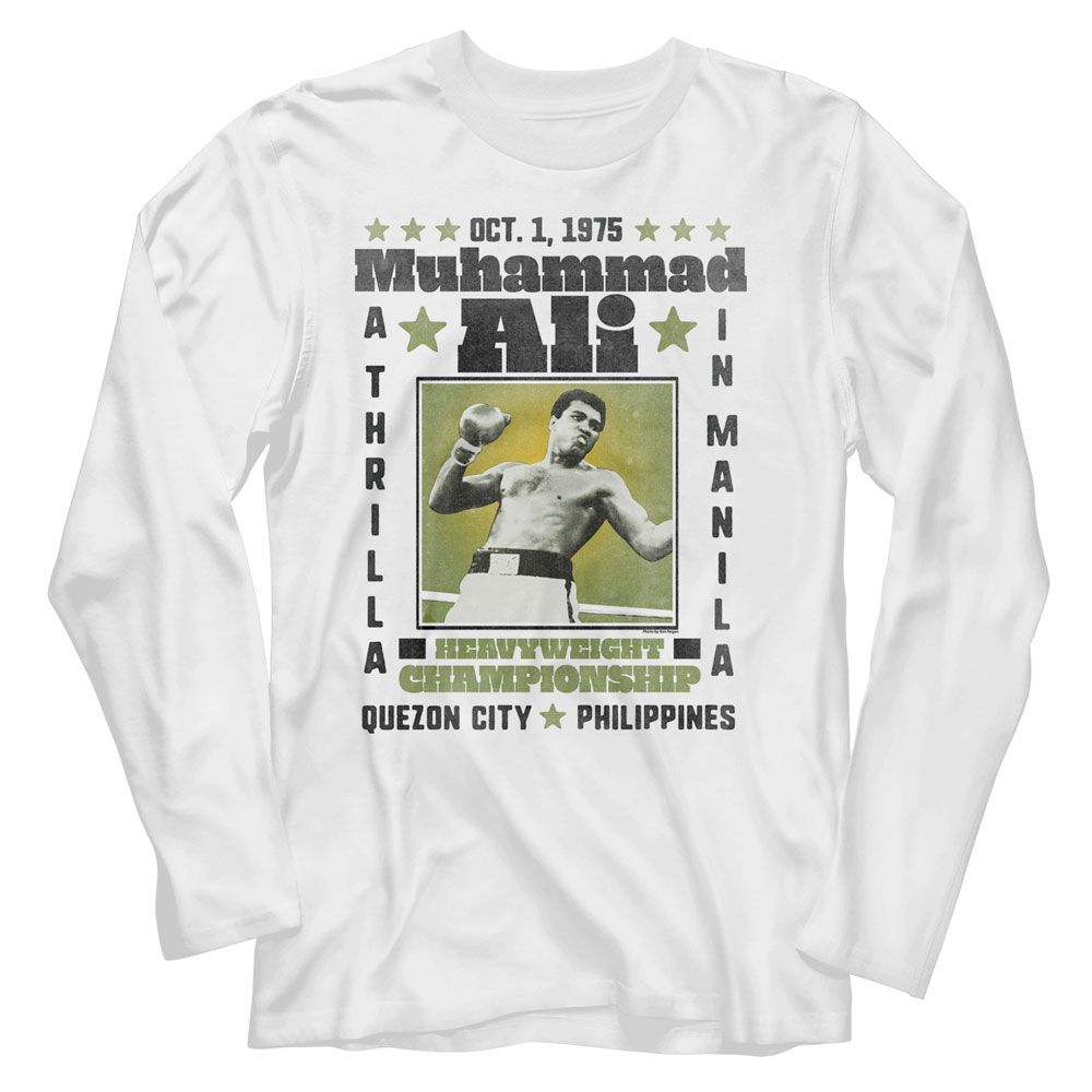 Muhammad Ali A Thrilla Long Sleeve T-Shirt