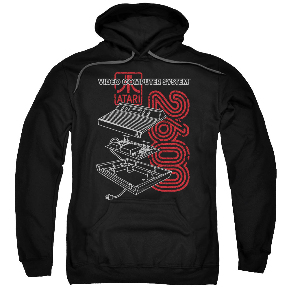 Atari 2600 Pullover Hoodie | Blue Culture Tees