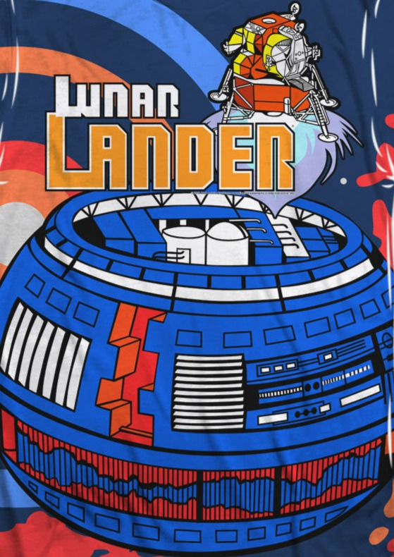 Atari Lunar Landing Sublimated T-Shirt