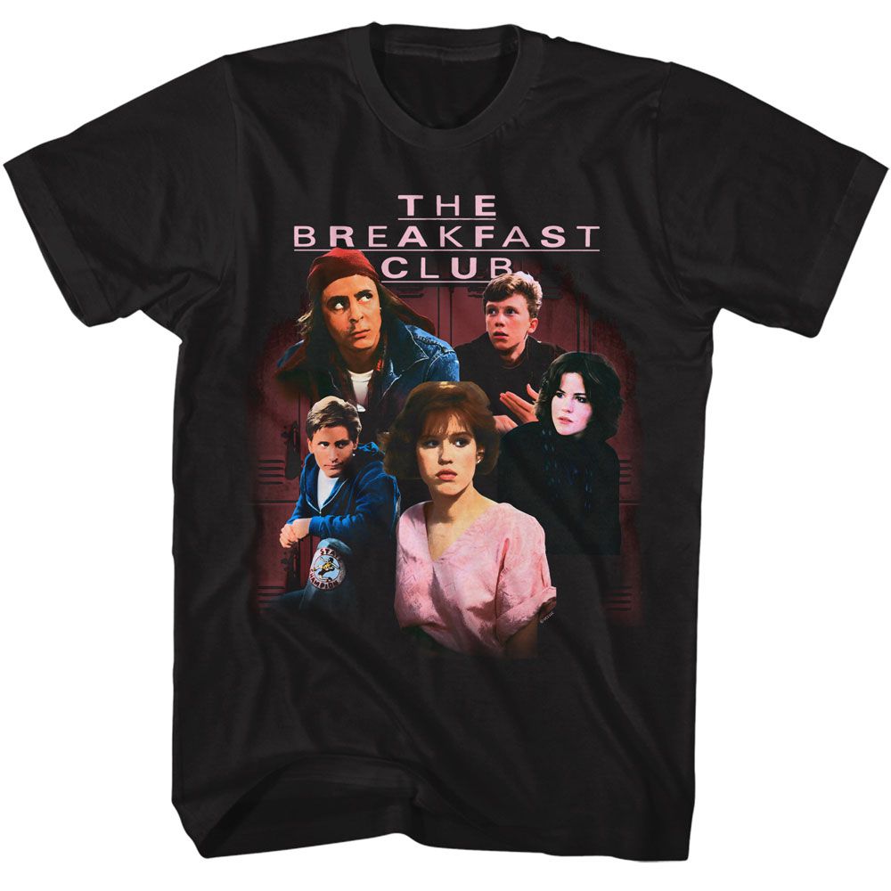 Breakfast Club Group Locker Photo T-Shirt