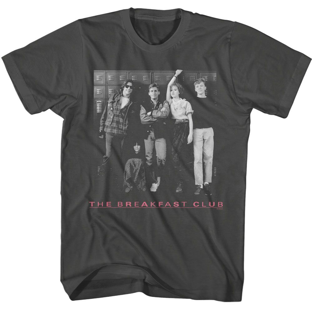 Breakfast Club Black and White Locker Photo T-Shirt
