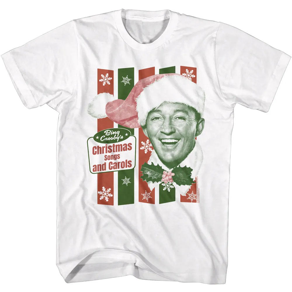 Bing Crosby Christmas Songs Tee Blue Culture Tees