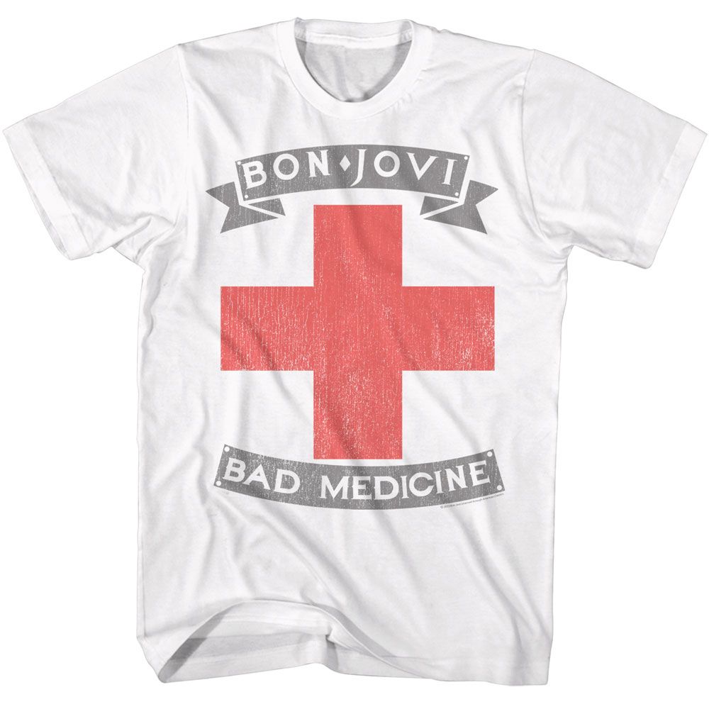 Bon Jovi Bad Medicine Cross T-Shirt