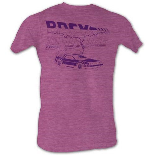 MEN'S BACK TO THE FUTURE FUTURE PURPLE LIGHTWEIGHT TEE - Blue Culture Tees