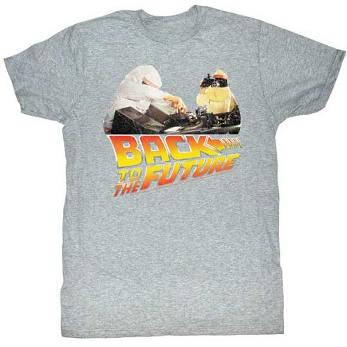 MEN'S BACK TO THE FUTURE WORKING LIGHTWEIGHT TEE - Blue Culture Tees