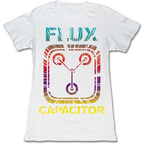 Junior's Back To The Future Gradient Time T-Shirt