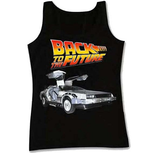 MEN'S BACK TO THE FUTURE CAR TANK TOP - Blue Culture Tees