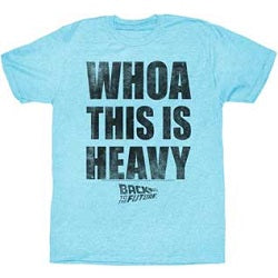MEN'S BACK TO THE FUTURE HEAVY LIGHTWEIGHT TEE - Blue Culture Tees