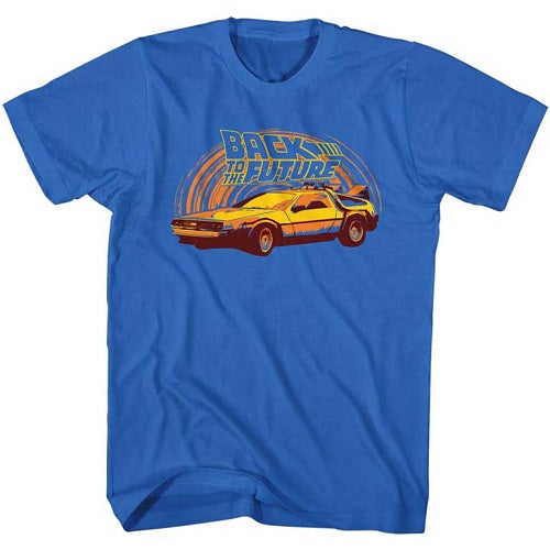 MEN'S BACK TO THE FUTURE YELLER LIGHTWEIGHT TEE - Blue Culture Tees