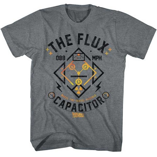 Back To The Future Flux Streetwear T-Shirt - Blue Culture Tees
