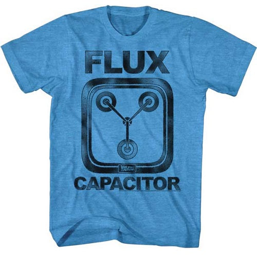 MEN'S BACK TO THE FUTURE FLUX LIGHTWEIGHT TEE - Blue Culture Tees