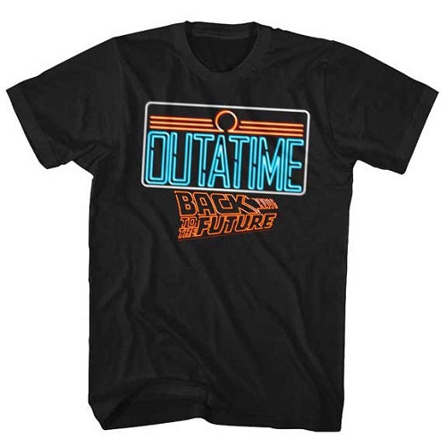 MEN'S BACK TO THE FUTURE NEON TEE - Blue Culture Tees