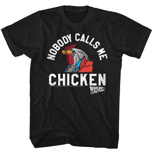 MEN'S BACK TO THE FUTURE CHICKEN TEE - Blue Culture Tees