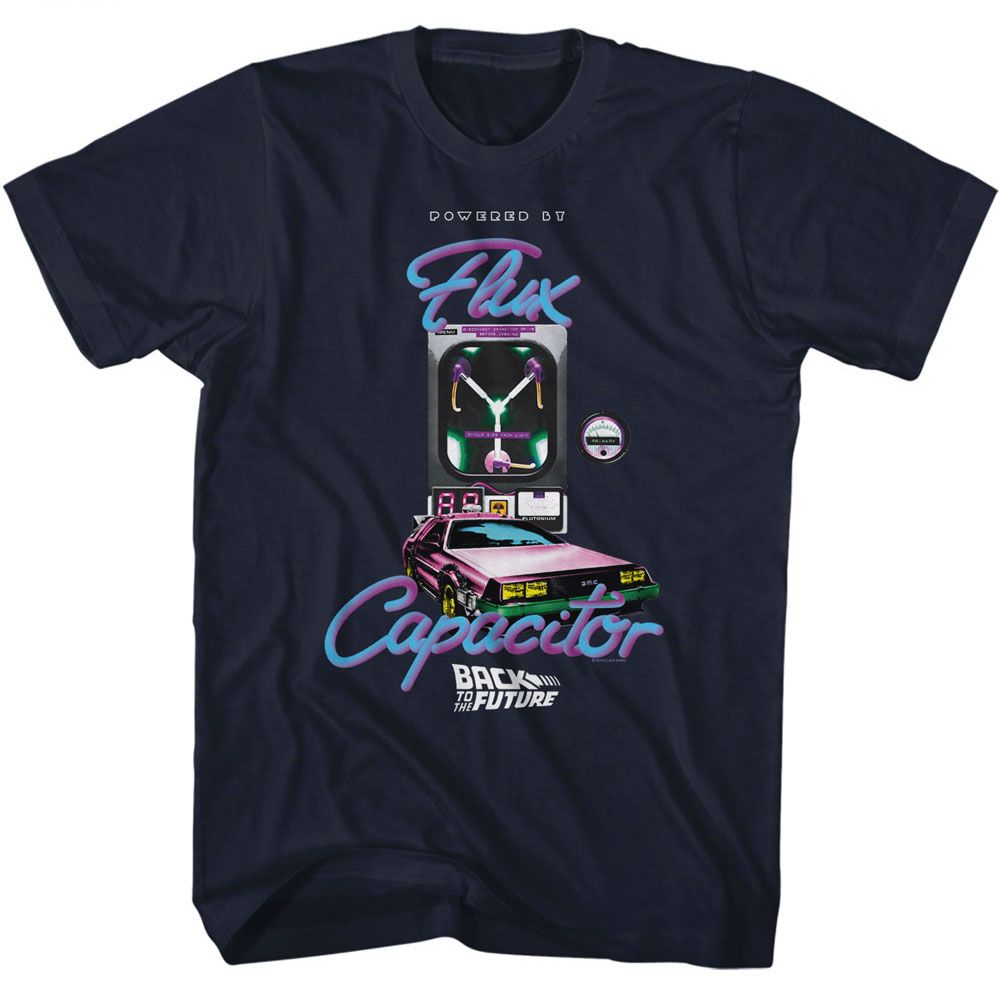 Back To The Future Powered By Flux Capacitor T-Shirt
