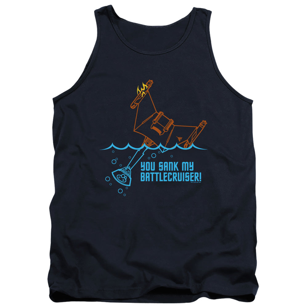 Star Trek Sank My Battlecruiser Tank Top