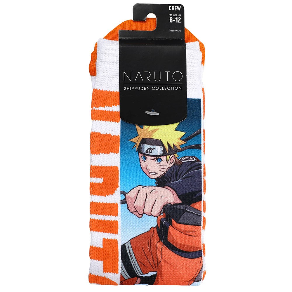 Naruto Graphic Sublimated Crew Socks