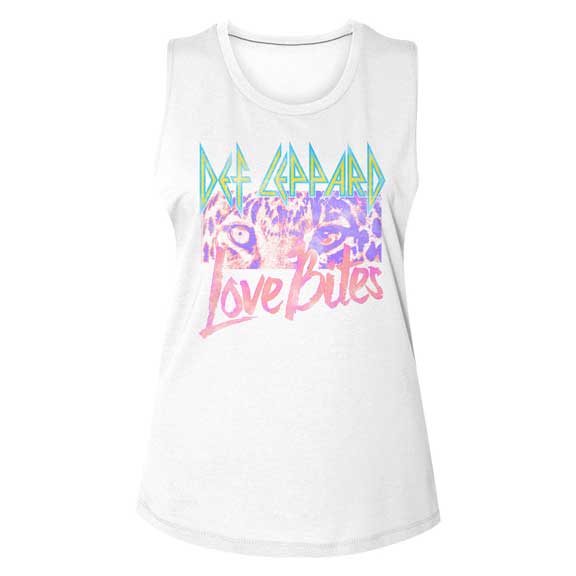 Junior's Def Leppard Love Bites Muscle Tank Top