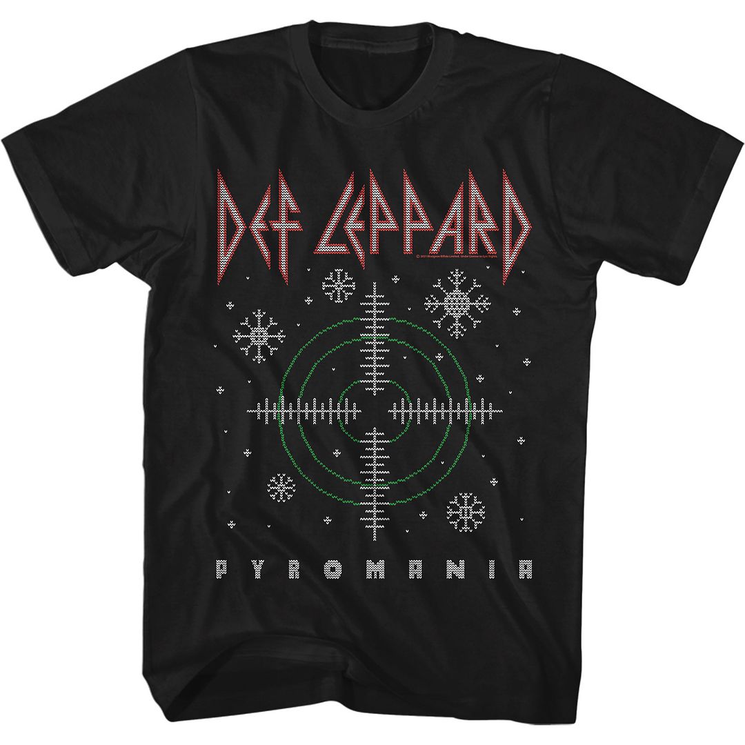 Def Leppard Pyro Christmas T-Shirt