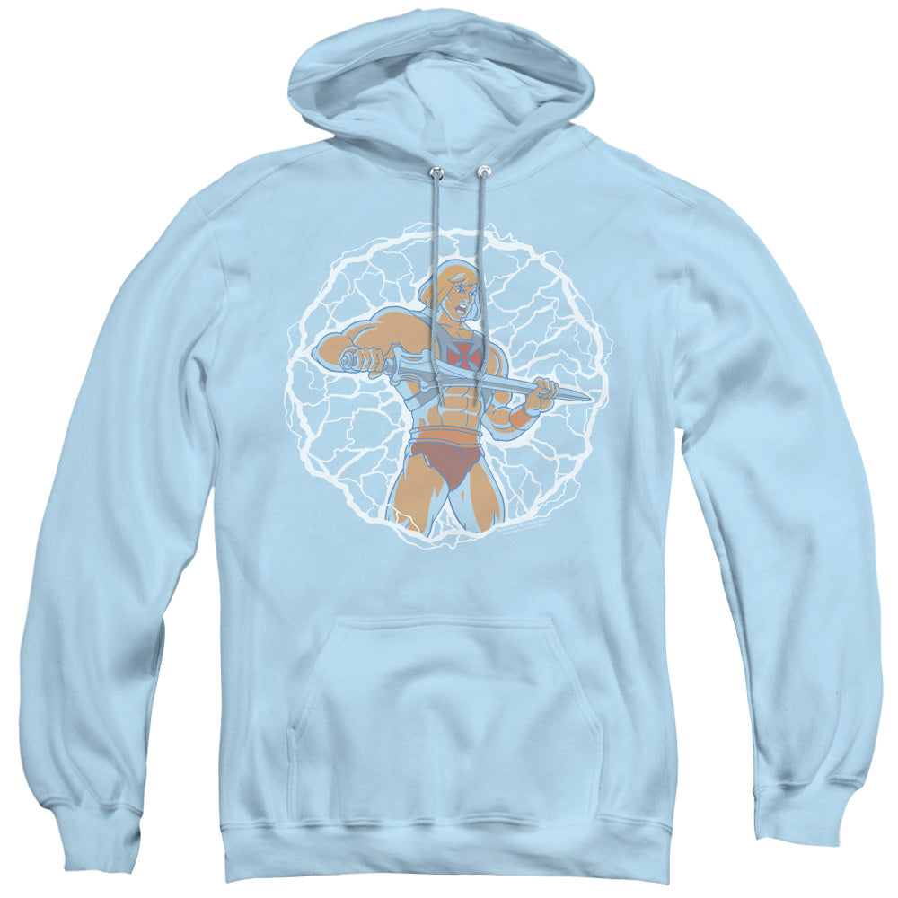 Masters of the Universe Lightning Power Pullover Hoodie | Blue Culture Tees