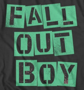 Men's Fall Out Boy Cut Out Logo T-Shirt