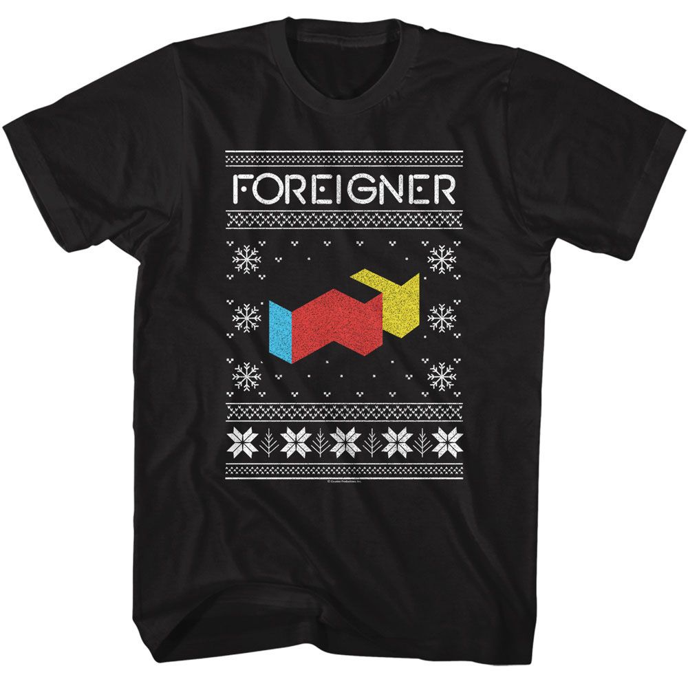 Foreigner F Logo Xmas Sweater T-Shirt