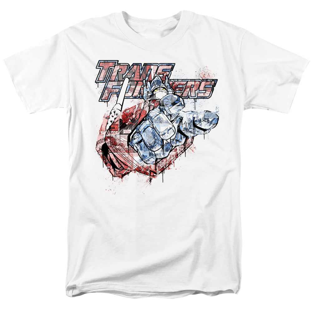 Transformers Optimus Prime Spray Panels T-Shirt