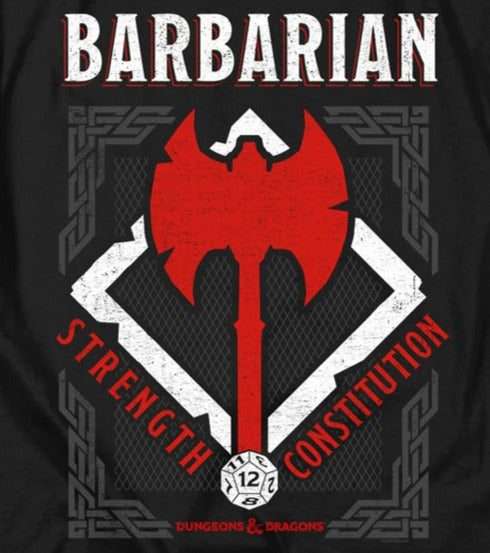 Dungeons And Dragons Barbarian T-Shirt