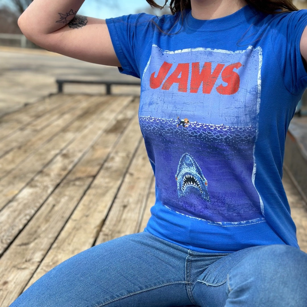 Jaws 8 Bit Terror T-Shirt
