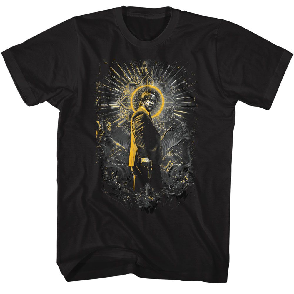 John Wick Golden Highlights Halo T-Shirt