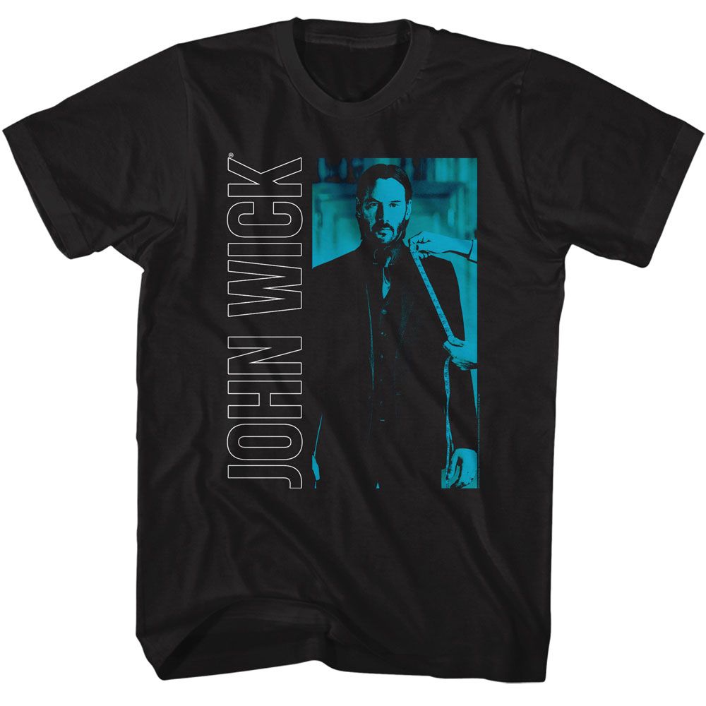 John Wick Vertical Text Rectangle T-Shirt