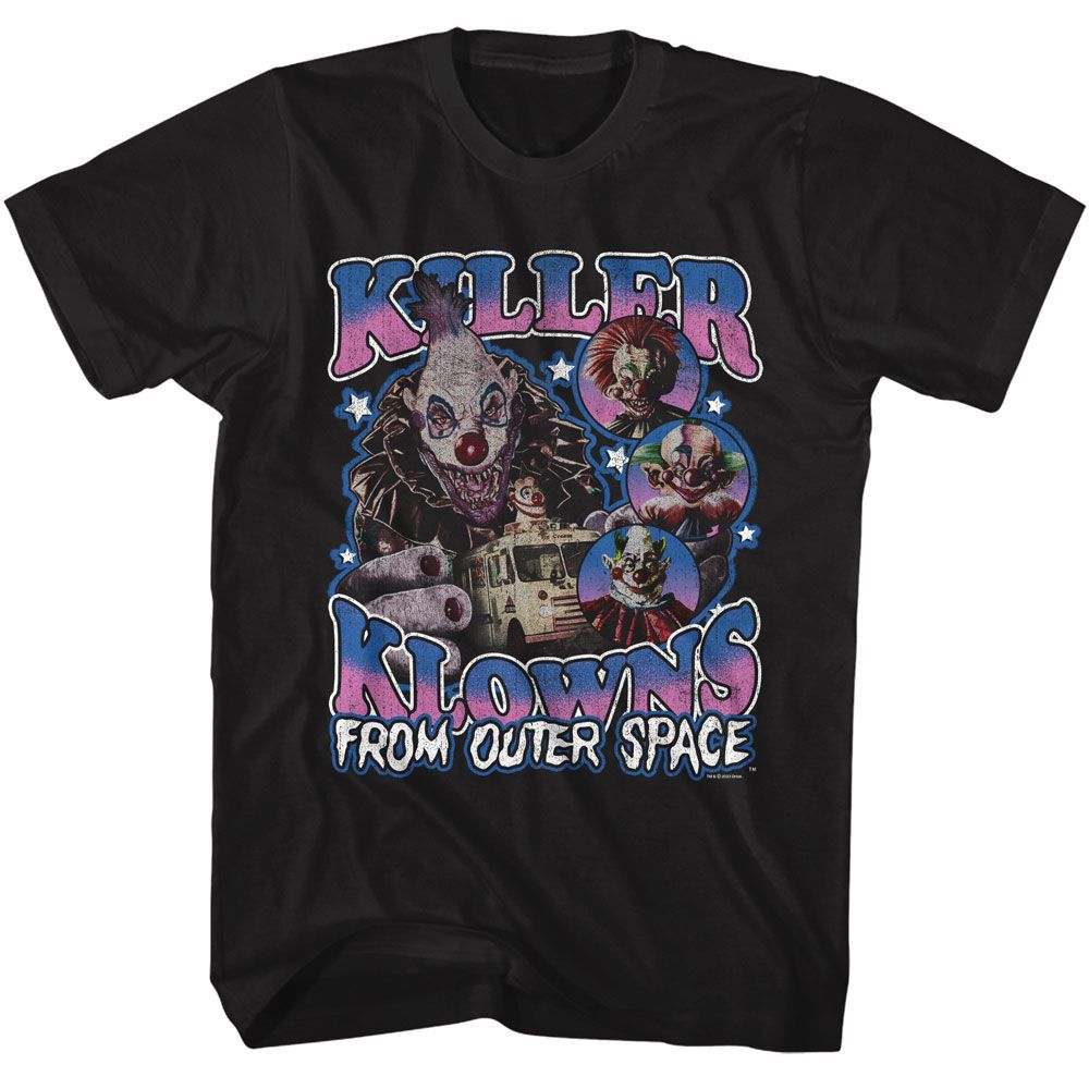 Killer Klowns Collage T-Shirt