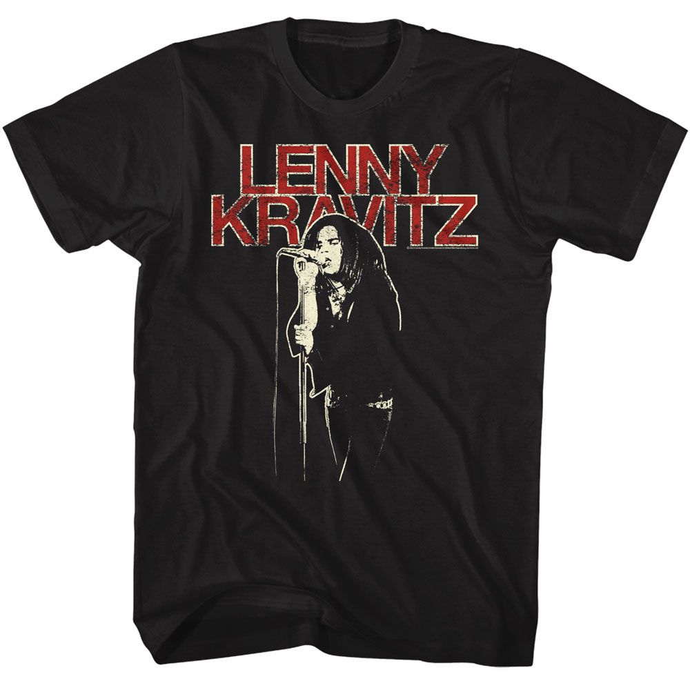 Lenny Kravitz Distress Text T-Shirt