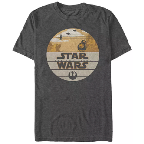 Men's Star Wars The Last Jedi BB-8 Tee - Blue Culture Tees