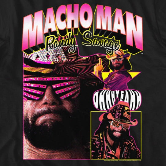 Macho Man Macho Collage T-Shirt