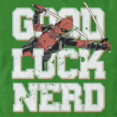 Men's Marvel Good Luck Nerd T-Shirt