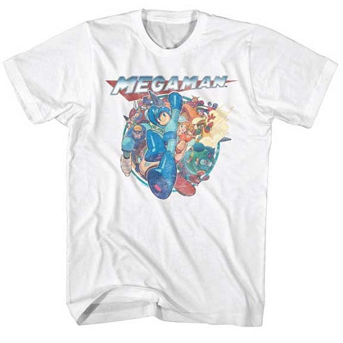 Mega Man Megafriends T-Shirt - Blue Culture Tees