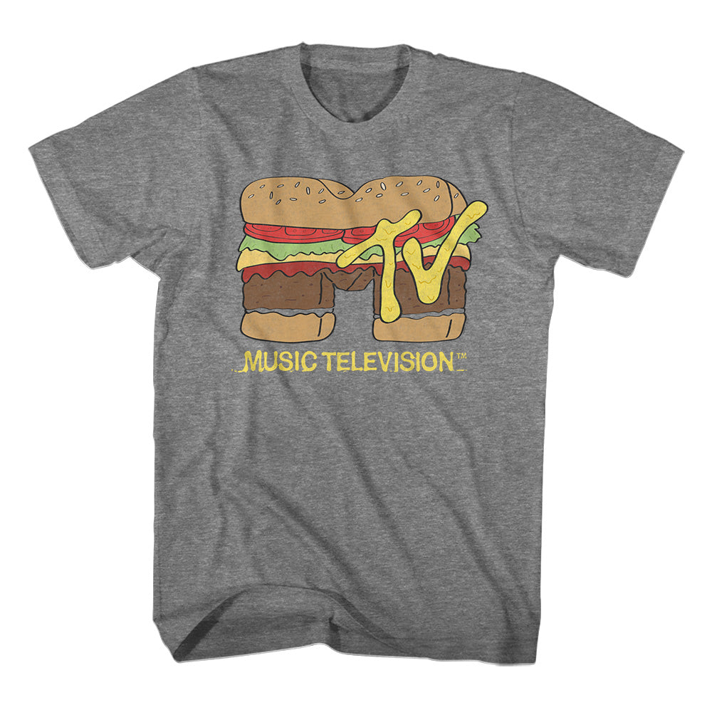 MTV Burger Logo T-Shirt