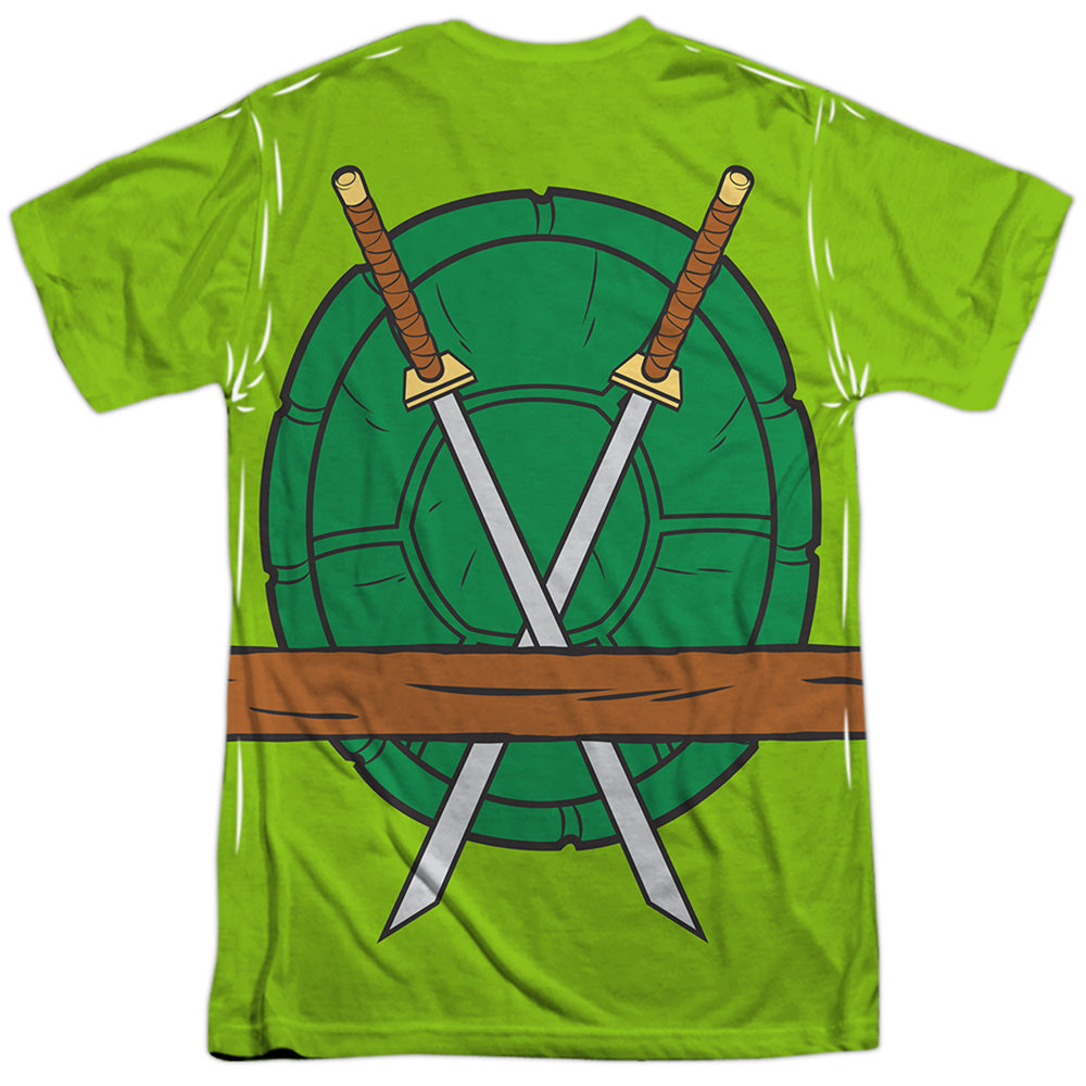 Teenage Mutant Ninja Turtles Leonardo Costume Sublimated Tee Blue Culture Tees