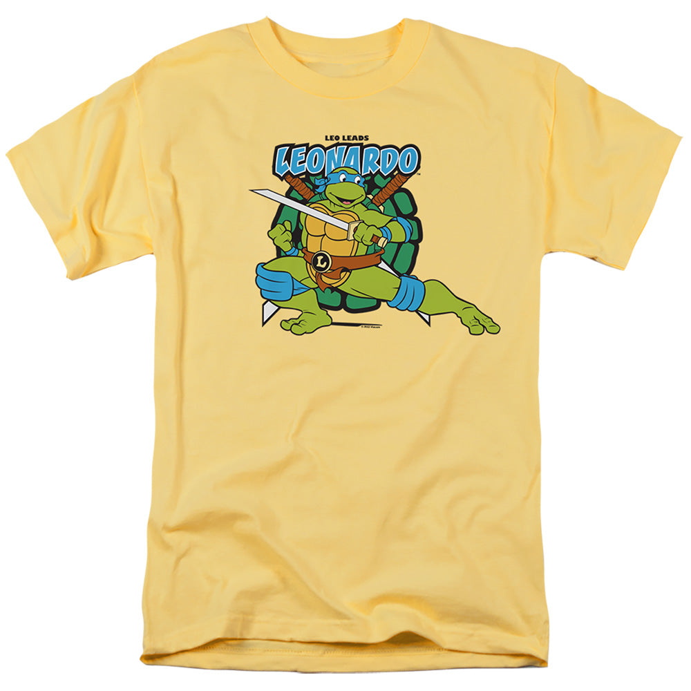 Teenage Mutant Ninja Turtles Leo Lead Leonardo Tee Blue Culture Tees